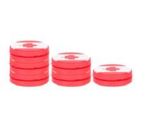 Generic Antivibranti da tennis in silicone, 6 pezzi, design bandiera Canada, facili da installare, per stabilità della racchetta