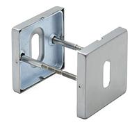 Generic APECS, rosetta per chiavi in acciaio inox opaco, per porte interne e porte esterne, cilindro profilato stretto