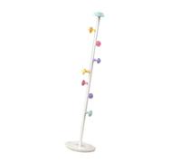 Generic Appendiabiti in Metallo Stand Appendiabiti da Terra Portante Forte per Camera da Letto, Piccolo Appartamento Adatto a Tutte Le Stagioni 30 X 167 Cm (Bianco Classico 167cm)