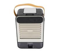 Generic Aria Condizionata Portatile, Piccolo Aria più Fresco Silenzioso con Specchio per il Trucco per la Camera da Letto (BLACK)