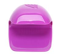 Generic Asciuga Smalto Portatile, Strumento per Manicure, Soffiatore, Ventilatore, Adatto a Casa e in Viaggio, Sicuro per Occhi e Piedi (PURPLE)