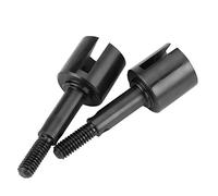 Generic Asse Ruota Durevole in Alluminio per Accessorio Parte Auto RC HIMOTO 1/10 E10MTL/E10MT/E10BP, Lega Premium, Lavorazione CNC per Prestazioni Migliori, 2 Pezzi Asse Ruota per Hobbisti (#1)