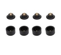 Generic Assorbimento di Shock L'isolamento 'altoparlante i Picchi Riducono l'isolamento di Risonanza Piedi per le Attrezzature per Altoparlanti/lega di Alluminio Premium e Materiale di Rame per