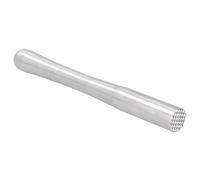 Generic Asta Tritaghiaccio Ergonomica, Elegante Pestello da Cocktail per Bar e Negozi di tè Al Latte, Argento 103 G (Audace modello interamente in acciaio di grandi)
