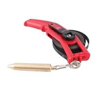 Generic Astina di Livello per Serbatoi Dell'olio Misuratore di Livello Dell'olio Efficiente per da Diporto, Nastro in Acciaio Al Carbonio Manico in ABS Peso in Rame, Adatto per Giacimenti