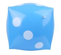 Generic Attività Membrana Gonfiabile Elastico, Dadi Portatili, Festa Giocattolo da Dadi di Approvvigionamento per la Festa in Piscina di Gioco (BLUE)