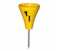 Generic Attrezzatura Pratica Golf Segnaposto Tee Cupola Cono Puntale Metallo Indice Campo Leggera Visibile Contrasto Utilizzabile Come Riferimento per
