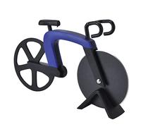 Generic Attrezzo da a Forma di Bici in Acciaio Inossidabile per Tagliapizza per Bicicletta per Uso Domestico 18,5 Cm (BLUE)