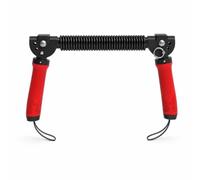 Generic Attrezzo Fitness Uomo Molla per Braccia Petto Spalle Espansore Torace Barra Allenamento Presa Testurizzata Resistenza Regolabile Adatto per, Rosso