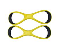 Generic Ausilio per Allenamento Nuoto Fascia Avambraccio Correttore Bracciata Bracciale Guida Polso Materiale PP TPE Corpo Stampato Presa Testurizzata Adatto, Array, Giallo, L