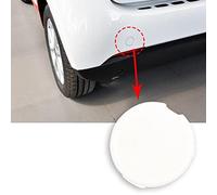 Generic Auto anteriore e posteriore Paraurti Rimorchio Hook Hole Cover/Fit for Mercedes Smart 453 / Adatta for FortWo Forfour Auto Esterno Accessori for modificazione (Color : Rear White)