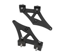 Generic Auto Universale CNC in Alluminio in Lega Posteriore Ala Posteriore Spoiler Coda Coda Sfilata di Montaggio Nero per Tutte le Automobili