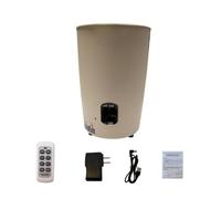 Generic Automatic Ball Lanciatore Automatico Palline Pong Apparecchio Remotes Controllo Regolabile Compatto Adatto per Pratica Individuale Esercizi Domestici Allenamento, Cachi