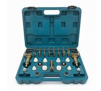 Generic Automotive Leak Tester Rilevatore Perdite Kit Professionale Adattatori Ottone Pressurizzazione Componenti Collegamenti a Tenuta