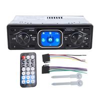 Generic Autoradio LCD Singolo DIN con Ingresso USB SD AUX, Lettore MP3 5.0 Ad Alta capacità con Radio FM Touch Screen per struttura Audio per Auto, Chiamate in Vivavoce e Streaming