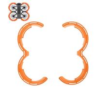 Generic Avata 2 protezioni per eliche, anti-collisione, anello paraurti in TPU, custodia protettiva compatibile con DJI Avata 2 Drone accessori (arancione)