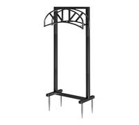 Generic Avvolgitubo Da Giardino, Supporto Autoportante E Rimovibile per Tubo Da Giardino, Supporto per Riporre Il Tubo Dell'acqua Nell'orto, 112x41 cm