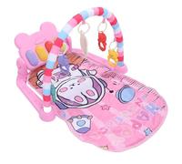 Generic Baby Piano Fitness Mat, Early Learning 3 in 1 Baby Activity Mat Indossabile per a Casa (Roseo)