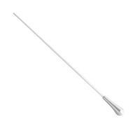 Generic Bacchetta per Direzione d'orchestra Bacchetta per Direttore d'orchestra in Metallo e Plastica Leggera e Bilanciata per Spettacoli Teatrali Prove di Coro Bande Scolastiche Insegnanti (SILVER)