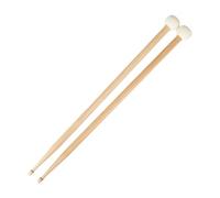 Generic Bacchette Da Batteria in Due Pezzi con Testa in Feltro, per Timpani, Bacchette Multiuso