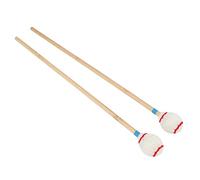 Generic Bacchette in Filato per Marimba, Comode e Durevoli, con Manico Morbido per L'insegnamento della Musica, 2 Pezzi per la Pratica Quotidiana, Colore bambù 16,5"