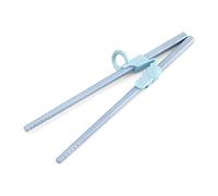 Generic Bacchette Regolabili da 3 Pezzi per Principianti, Strumento per Imparare a Mangiare per Bambini e Adulti, Realizzato in EPMC, Colore Rosa e Blu (BLUE)