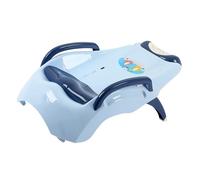 Generic Balsamo per Capelli per Bambini, Sedia Pieghevole per Lavaggio dei Capelli, Lettino per Shampoo Ergonomico con Materiale in Polipropilene [salvaspazio] (BLUE)