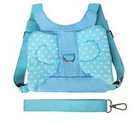 Generic Bambino Prevenire l'imbracatura Perduta, Cablaggio per Bambini Guinzaglio a Prova di Slittamento Indossabile Traspirante per all'aperto per 1-8 Anni (BLUE)