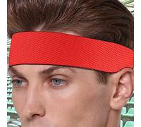 Generic Band Stancante Sportiva, Supporto per la Corsa Traspirante Sono per il Calcio per Correre per il Fitness (rosso)