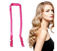 Generic Banda a Nastro Riccio di Capelli, Nastro Riccio Liscio di Tessuto Liscio Flessibile Flessibile Lungo 120 Cm per l'uso Notturno per l'uso Notturno (Rosa rossa)