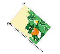 Generic Bandiera del Giardino Irlandese, Lavabile in Lavatrice, Decorativa, Festosa, per il Giorno di San Patrizio (S18)
