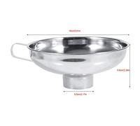 Generic Barattoli per Conserve a Bocca Larga per Uso Domestico in Acciaio Inossidabile Imbuto Strumento da per Trasferimento Leggero per la Conservazione degli Alimenti in Grani di Farina di