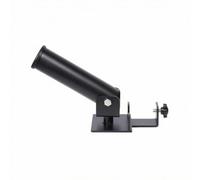 Generic Barbell Holder Stand Supporto Rotante Bilanciere Staffa Perno Tubo Base Piastra Metallo Nero Cilindro Angolato per Manica Bilanciere Tenuta Solida