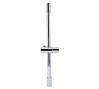 Generic Barra Scorrevole per Doccia Portatile Robusta con Viti Nascoste, Cuscinetto di Carico Forte Fino a 15 Kg, Facile da Installare per Piccoli Bagni (Elettroplato)