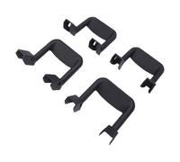 Generic Barre Laterali Universali per Camion in Lega di Alluminio, Pedane Nere per Pick-up SUV, Set da 4 Pezzi