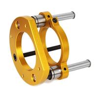 Generic Base del Router in Alluminio Sotto la Tabella, Elevazione del Router Regolabile 2 Artiglia Ghigno Macchina Taglio Universale di 63,5-65 Mm di Diametro