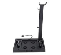 Generic Base di Raffreddamento per Console Series X con Ventole di Raffreddamento Rapido, Doppia Ricarica, Indicatore LED, Adatto per Giocatori SX Materiale ABS con 2 Staffe