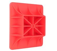 Generic Base per Fuoristrada per Auto Base in Nylon Rosso Antifrattura Sollevatore per Martinetto per Sabbia Fango Erba Terreno Morbido per Salvataggio, Manutenzione 1 X per Martinetto