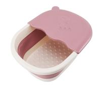 Generic Basino Pieghevole per il Bagno, Massaggio per Bacino del Bagno Pieghevole Compatto Massaggio per la Digitopressione Riduce la Fatica Pp Pte per i Bambini a Casa (Roseo)