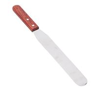 Generic Bastone per Depilazione Durevole con Spatole per Cera in Metallo con Manico in Legno, Design Curvo, Facile Pulire per Uso Domestico e in Salone