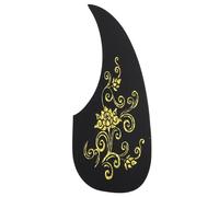 Generic Battipenna per Chitarra Autoadesivo per Chitarra Piastra Antigraffio in PVC Premium 1 X unità Design Elegante (Modello oro)