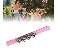 Generic Bell a Mano Tremante, Suono Piacevole Panorama Multifunzionale Resistenza Al Polso per Bambini Educazione Precoce (PINK)