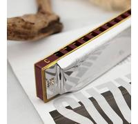 Generic Bellissima Armonica a 10 Fori Chiave C Dal Suono Chiaro, Armonica a Bocca Ideale per i Professionisti, Piastra in Rame Cromato, Resina, 4 X 1,1 X 0,7 Pollici (C)