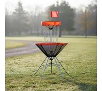 Generic Bersaglio da Lancio Golf Obiettivo Disc Supporto Portatile Tela Oxford Rete Nylon Cornice Acciaio Anelli di Fissaggio Stabilità Allenamenti Ripetuti