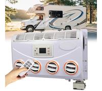 Generic Bianca, 12V/24V Condizionatore d'Aria del Tetto del Camper, Climatizzatore per Camion, Bus e RV, Regolazione della Temperatura
