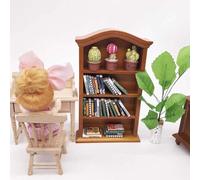 Generic Biblioteca di Produzione di Precisione in Miniatura, Mobili per la Casa della Bambola in Miniatura, Elevata Simulazione per i Bambini dello Studio