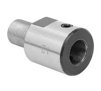 Generic Biella Mandrino in Acciaio Inossidabile Ad Alta Durezza per Parti di Macchine Mini Tornio Filettatura M14 * 1 (12-M14*1)