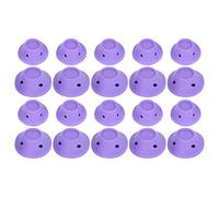 Generic Bigodini in Silicone Wave Ex Bigodini Senza Calore per Donne, Innocui per i Capelli, Portatili, Facili Pulire per la Casa e i Viaggi, Set 20 Pezzi