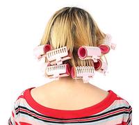 Generic Bigodino per Capelli in Plastica con Impugnatura Grande, Strumenti per lo Styling Manuale per Uso Domestico, Design Ecologico e Durevole, Set 10 Pezzi (#1)