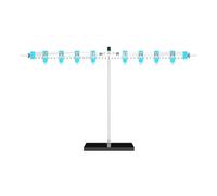 Generic Bilancia a Leva con Staffa, Strumento Didattico in Lega di Alluminio, Strumento Didattico Scientifico, Esperimento Fisico, Intervallo di Misurazione 20